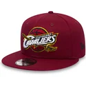 mutzen-flach-rot-snapback-fur-kinder-9fifty-classic-der-cleveland-cavaliers-nba-von-new-era