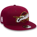 mutzen-flach-rot-snapback-fur-kinder-9fifty-classic-der-cleveland-cavaliers-nba-von-new-era