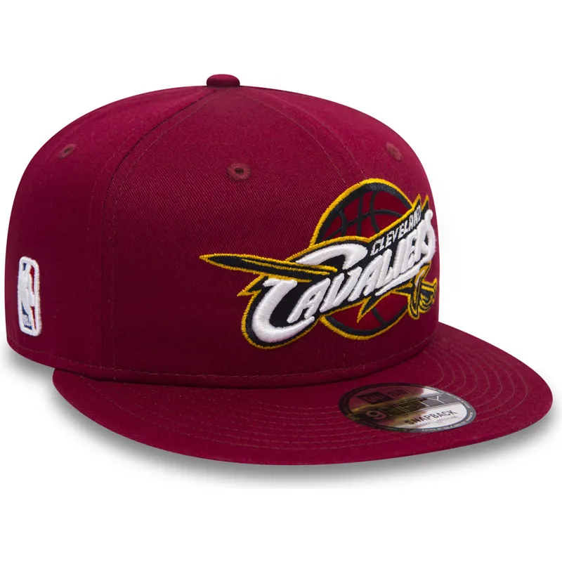 mutzen-flach-rot-snapback-fur-kinder-9fifty-classic-der-cleveland-cavaliers-nba-von-new-era