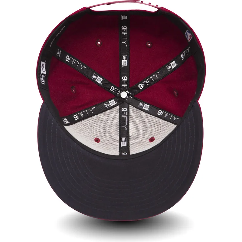 mutzen-flach-rot-snapback-fur-kinder-9fifty-classic-der-cleveland-cavaliers-nba-von-new-era