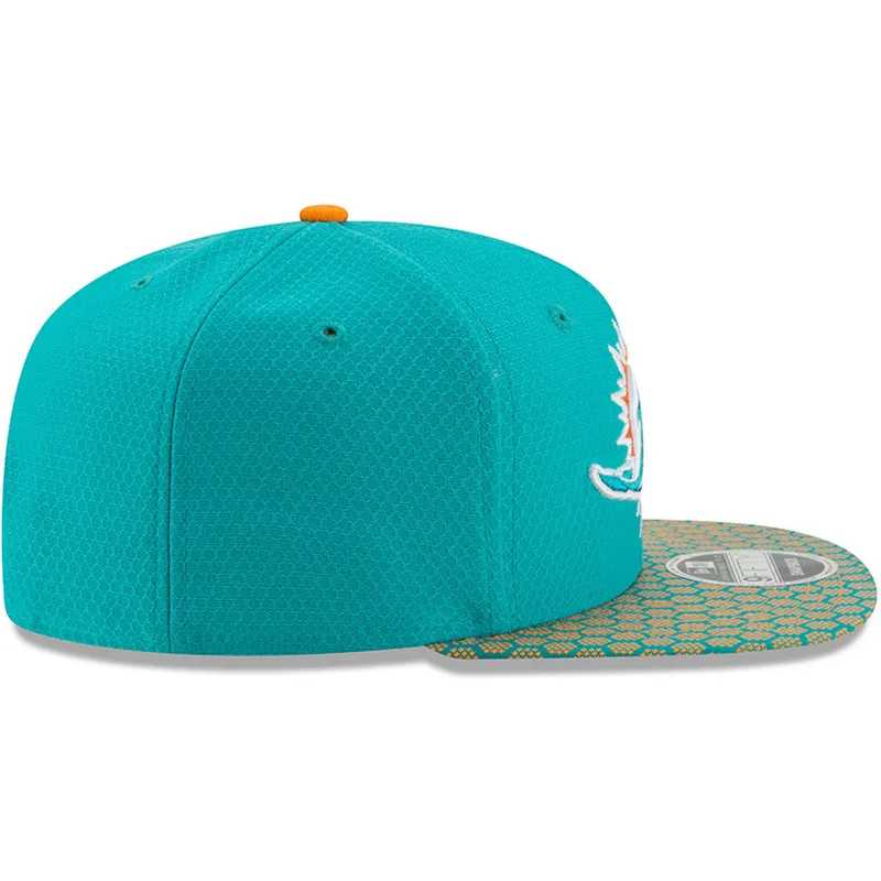 mutzen-flach-blau-snapback-9fifty-sideline-der-miami-dolphins-nfl-von-new-era mutzen-flach-blau-snapback-9fifty-sideline-der-miami-dolphins-nfl-von-new-era
