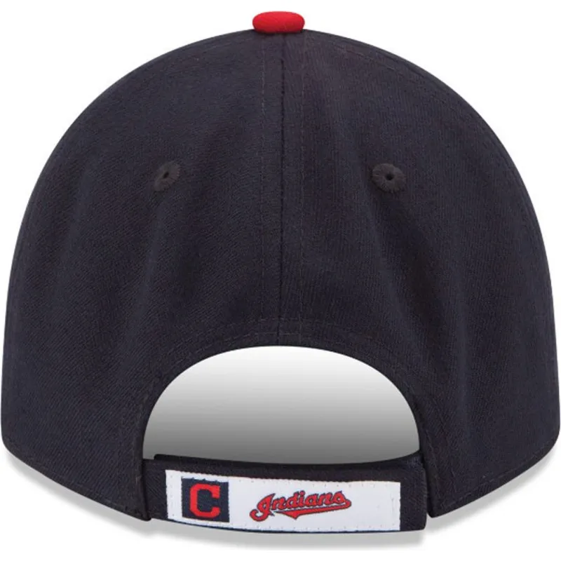 mutzen-gebogen-schwarz-verstellbares-band-9forty-the-league-der-cleveland-indians-mlb-von-new-era