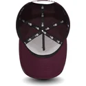 mutzen-gebogen-violett-verstellbares-band-granate-granate-9forty-seasonal-heather-a-frame-der-pittsburgh-pirates-mlb-von-new-era