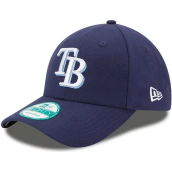Casquette courbée bleue marine ajustable 9FORTY The League Tampa Bay Rays MLB New Era