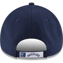 casquette-courbee-bleue-avec-logo-brode-ajustable-9forty-the-league-memphis-grizzlies-nba-new-era