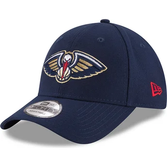 Mützen gebogen marineblau verstellbares band 9FORTY The League der New Orleans Pelicans NBA von New Era