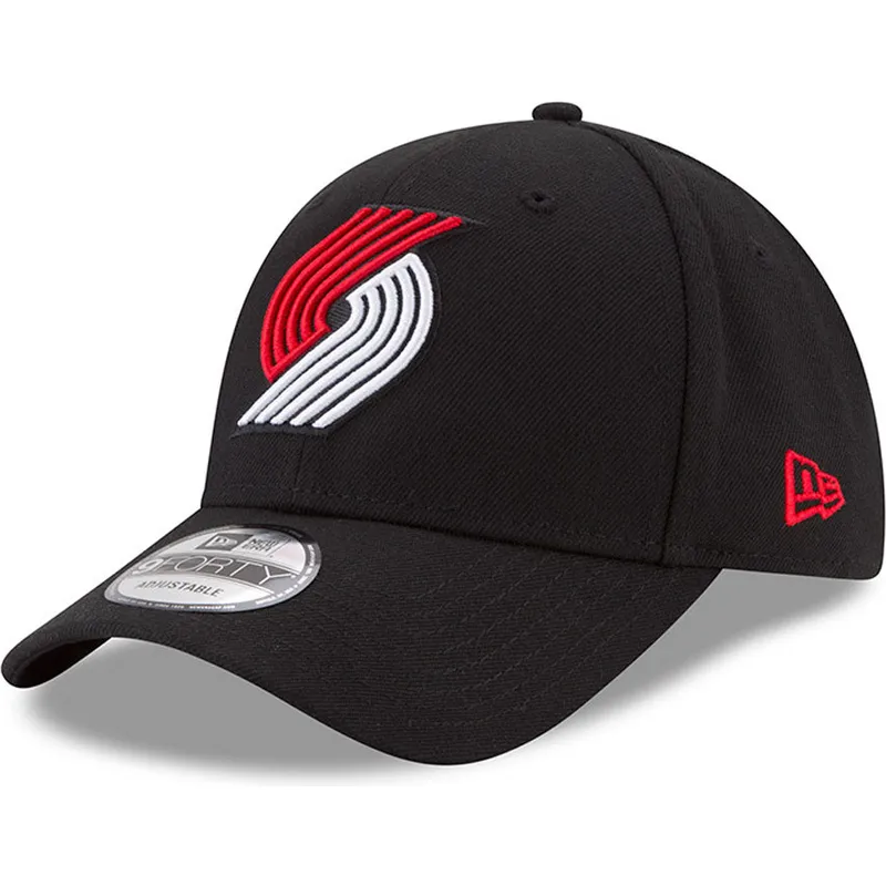 schwarze-verstellbare-curved-cap-9forty-the-league-der-portland-trail-blazers-nba-von-new-era schwarze-verstellbare-curved-cap-9forty-the-league-der-portland-trail-blazers-nba-von-new-era