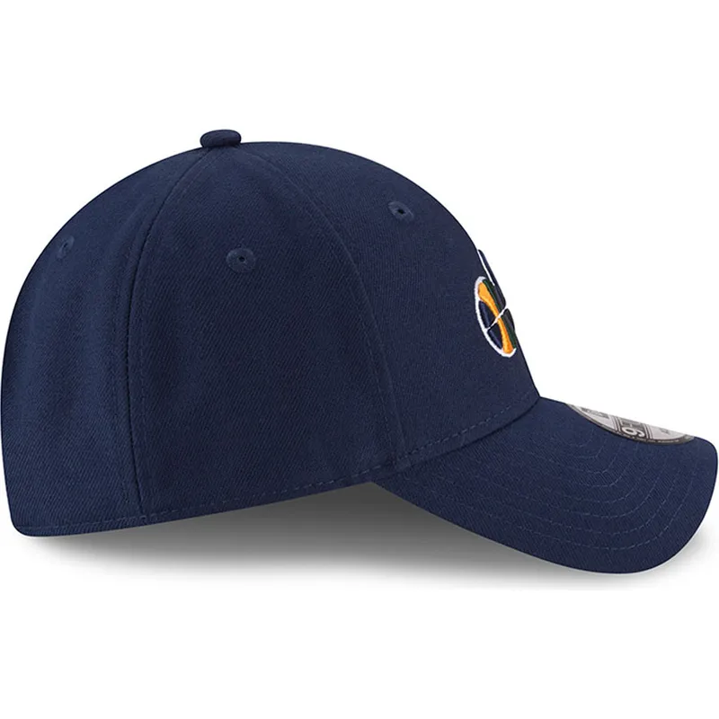 mutzen-gebogen-marineblau-verstellbares-band-9forty-the-league-der-utah-jazz-nba-von-new-era