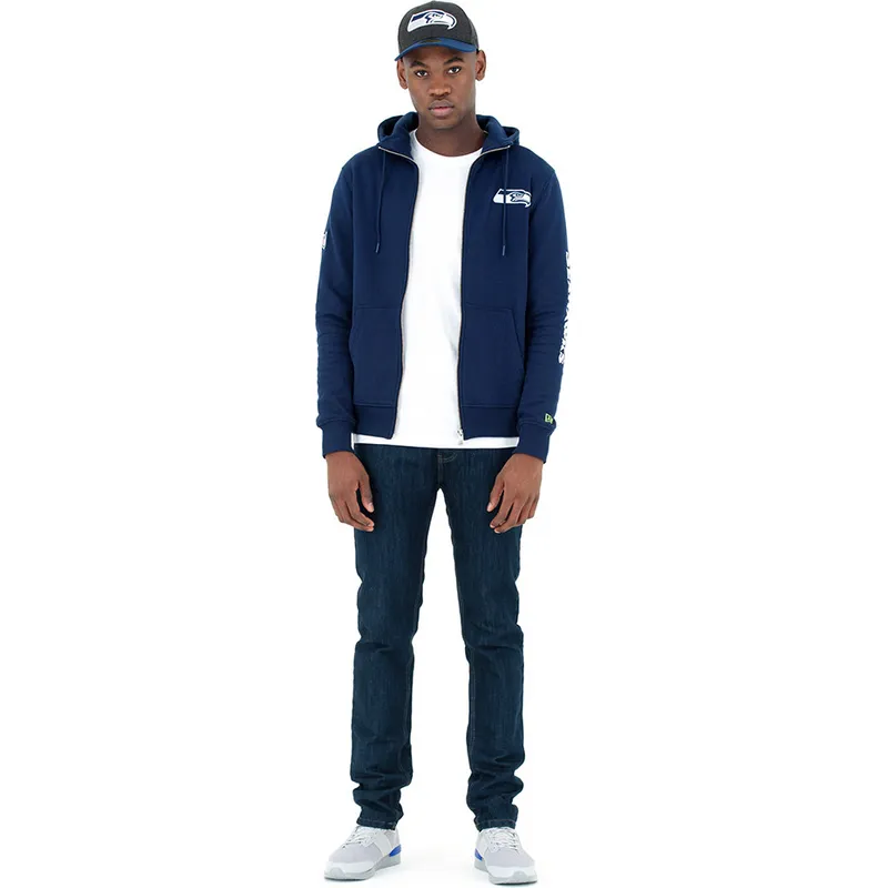 sweatshirt-mit-kapuze-blau-full-zipped-hoody-der-seattle-seahawks-nfl-von-new-era sweatshirt-mit-kapuze-blau-full-zipped-hoody-der-seattle-seahawks-nfl-von-new-era