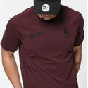 t-shirt-kurzarm-rot-granate-tech-series-der-los-angeles-dodgers-mlb-von-new-era