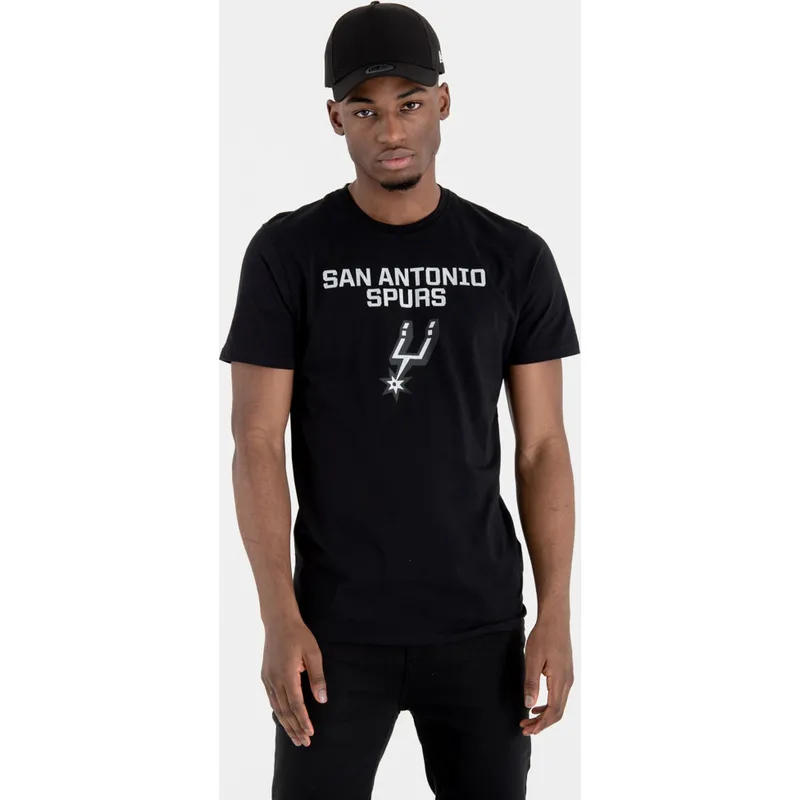t-shirt-kurzarm-schwarz-der-san-antonio-spurs-nba-von-new-era