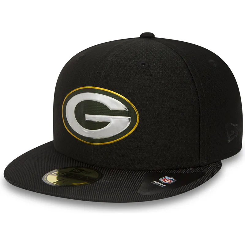 mutzen-flach-schwarz-angepasst-59fifty-black-coll-der-green-bay-packers-nfl-von-new-era mutzen-flach-schwarz-angepasst-59fifty-black-coll-der-green-bay-packers-nfl-von-new-era