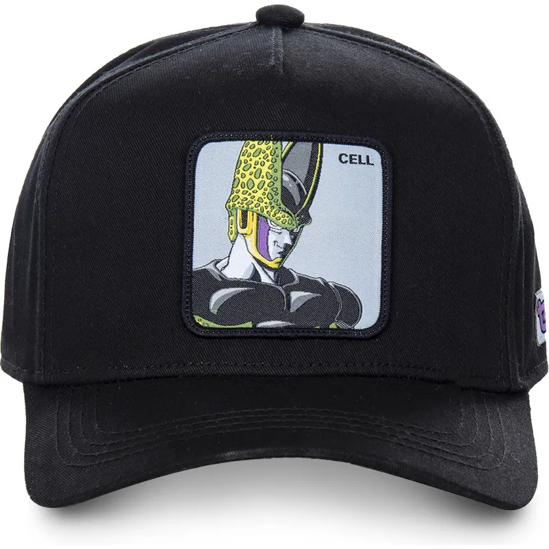 mutzen-gebogen-schwarz-snapback-zelle-dragon-ball-von-capslab