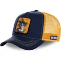 trucker-cap-marineblau-und-orange-son-goku-gok-dragon-ball-von-capslab