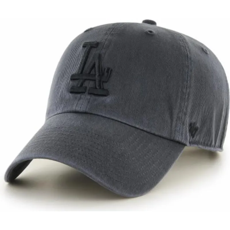 mutzen-gebogen-schwarz-verstellbares-band-der-los-angeles-dodgers-mlb-von-47-brand