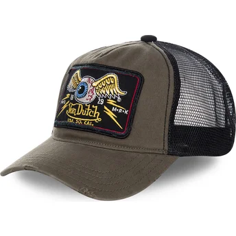 Mützen gebogen braun snapback TRUCK06 von Von Dutch
