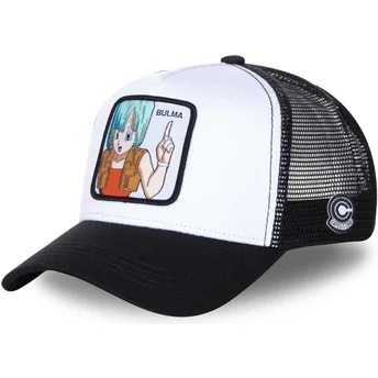 Capslab Bulma BUL3 Dragon Ball White and Black Trucker Hat