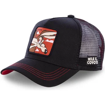 schwarze-trucker-kappe-coyote-coy1-looney-tunes-von-capslab