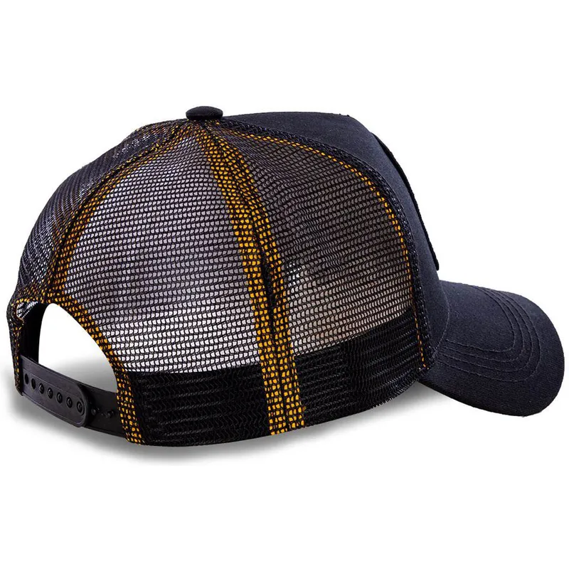 schwarze-trucker-kappe-daffy-duck-daf1-looney-tunes-von-capslab schwarze-trucker-kappe-daffy-duck-daf1-looney-tunes-von-capslab