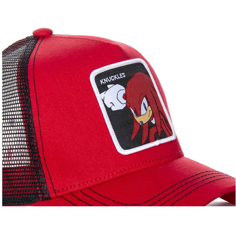 mutzen-gebogen-rot-snapback-knuckles-the-echidna-sonic-the-hedgehog-von-capslab