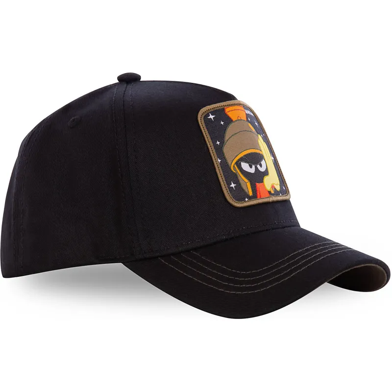 mutzen-gebogen-schwarz-snapback-marvin-der-marsianer-looney-tunes-von-capslab