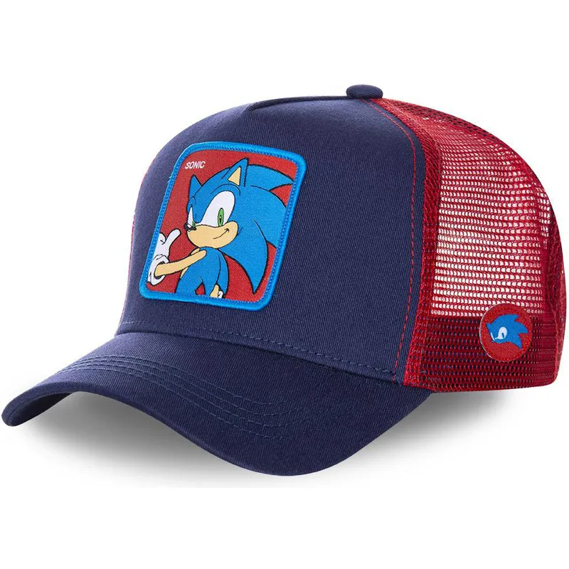 mutzen-gebogen-marineblau-snapback-sonic-sonic-the-hedgehog-von-capslab