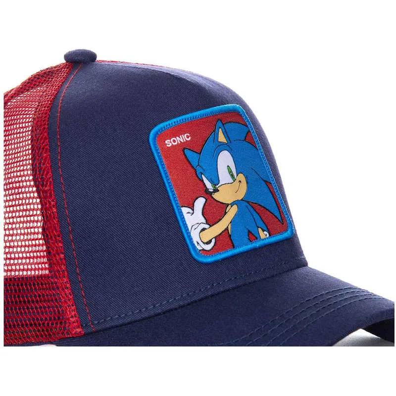 mutzen-gebogen-marineblau-snapback-sonic-sonic-the-hedgehog-von-capslab