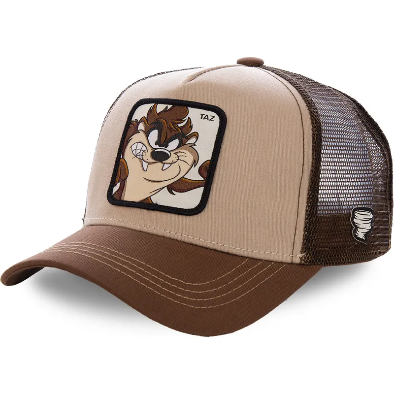 braune-trucker-kappe-tasmanischer-teufel-taz2-looney-tunes-von-capslab