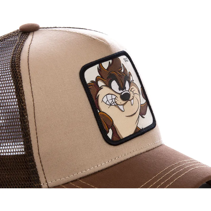 braune-trucker-kappe-tasmanischer-teufel-taz2-looney-tunes-von-capslab