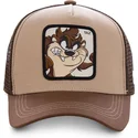 braune-trucker-kappe-tasmanischer-teufel-taz2-looney-tunes-von-capslab