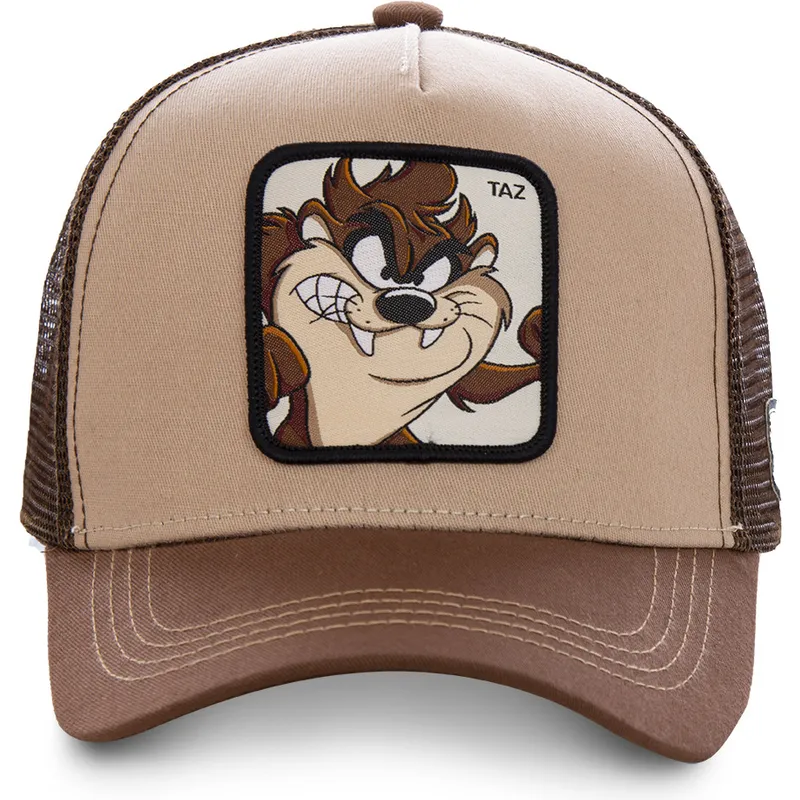 braune-trucker-kappe-tasmanischer-teufel-taz2-looney-tunes-von-capslab