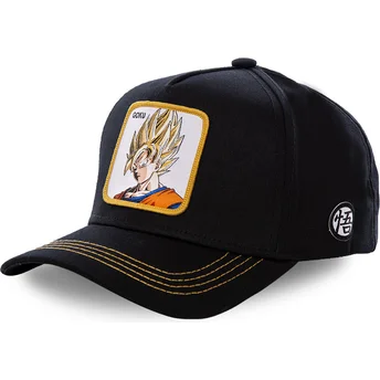 Mützen gebogen schwarz snapback Super Saiyan GO2 Son Goku Dragon Ball von Capslab