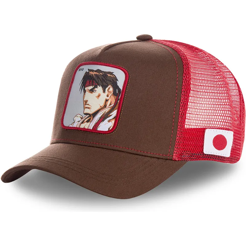 mutzen-gebogen-rot-snapback-ryu-street-fighter-von-capslab mutzen-gebogen-rot-snapback-ryu-street-fighter-von-capslab
