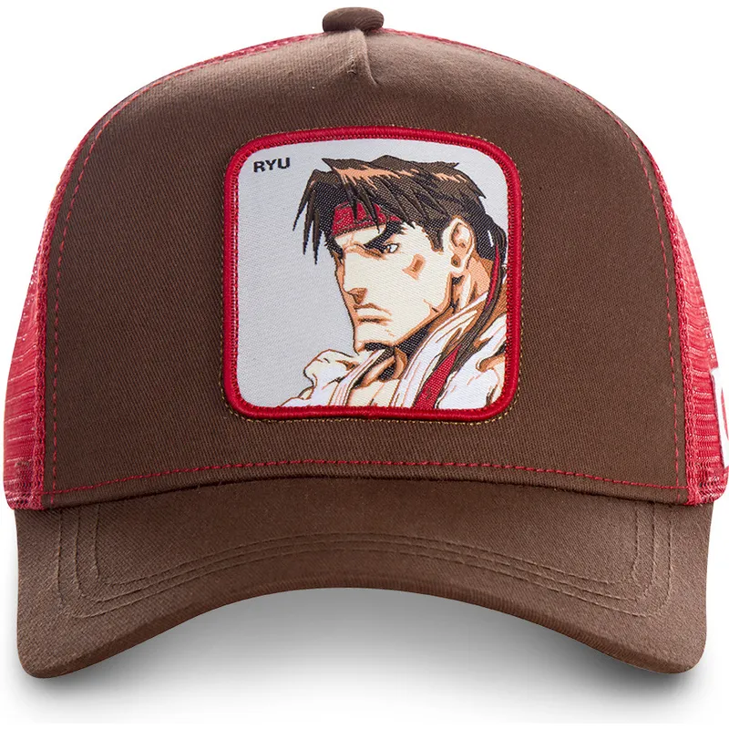 mutzen-gebogen-rot-snapback-ryu-street-fighter-von-capslab mutzen-gebogen-rot-snapback-ryu-street-fighter-von-capslab