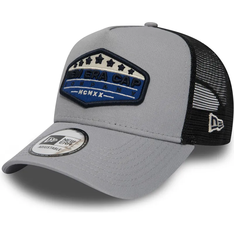 mutzen-gebogen-grau-snapback-a-frame-von-new-era mutzen-gebogen-grau-snapback-a-frame-von-new-era