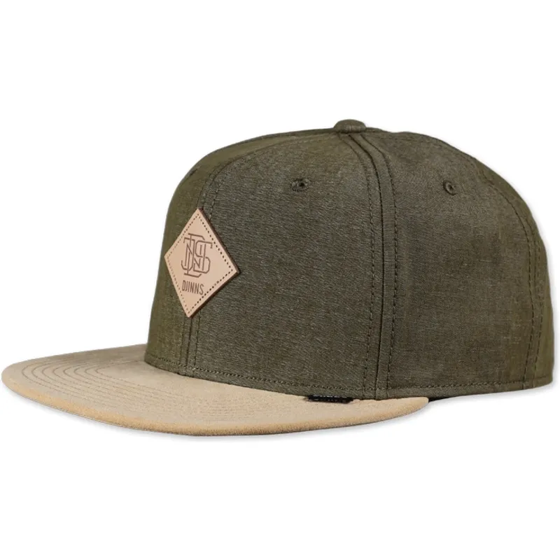 mutzen-6-panel-grun-snapback-von-djinns