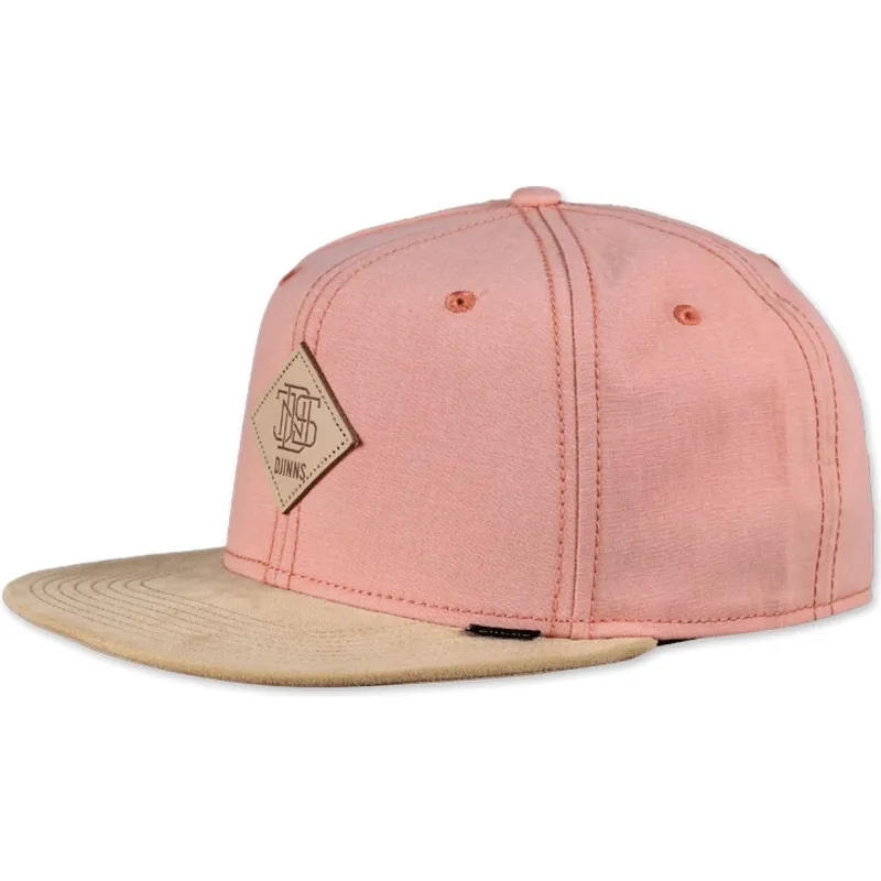 mutzen-6-panel-rosa-snapback-von-djinns