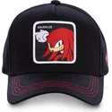 mutzen-gebogen-schwarz-snapback-knuckles-the-echidna-sonic-the-hedgehog-von-capslab