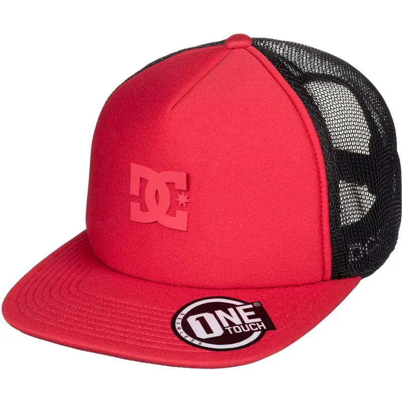 mutzen-gebogen-rot-snapback-von-dc-shoes