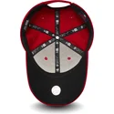 rote-verstellbare-gebogene-9forty-the-league-kappe-der-los-angeles-angels-mlb-von-new-era