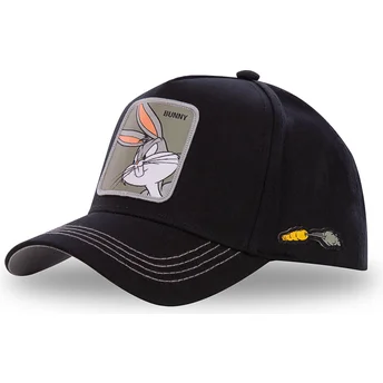 mutzen-gebogen-schwarz-snapback-bugs-bunny-looney-tunes-von-capslab