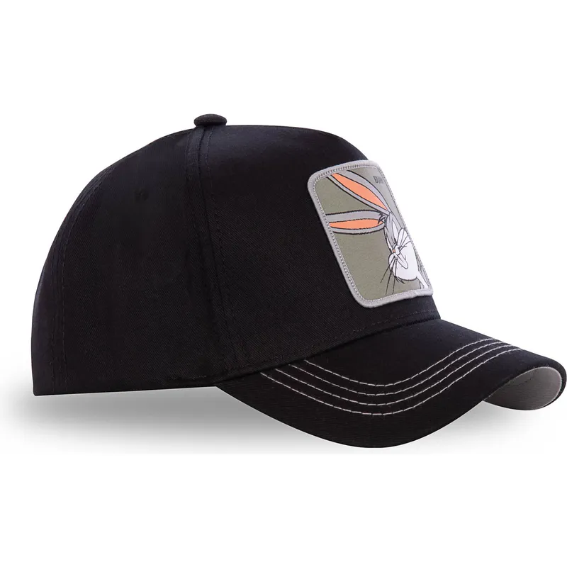 mutzen-gebogen-schwarz-snapback-bugs-bunny-looney-tunes-von-capslab mutzen-gebogen-schwarz-snapback-bugs-bunny-looney-tunes-von-capslab