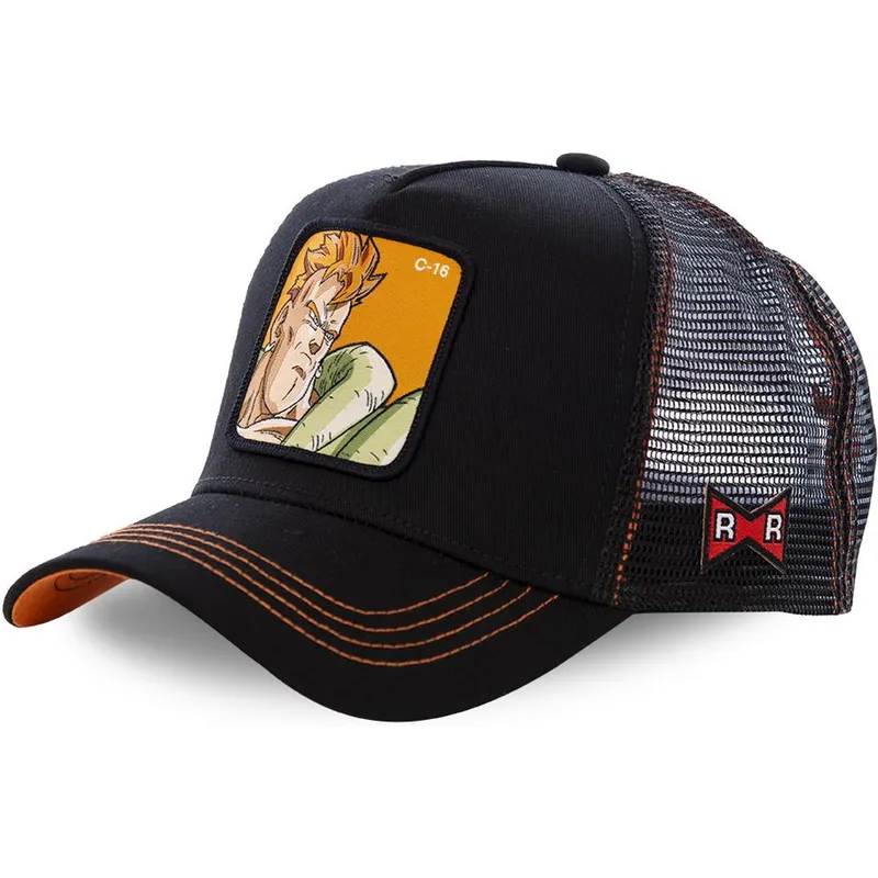 mutzen-gebogen-schwarz-snapback-c-16-dragon-ball-von-capslab mutzen-gebogen-schwarz-snapback-c-16-dragon-ball-von-capslab