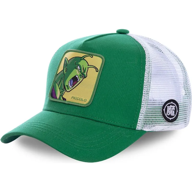 mutzen-gebogen-grun-snapback-piccolo-dragon-ball-von-capslab mutzen-gebogen-grun-snapback-piccolo-dragon-ball-von-capslab