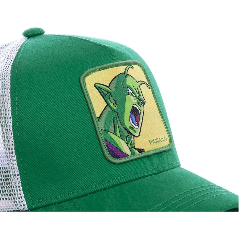 mutzen-gebogen-grun-snapback-piccolo-dragon-ball-von-capslab mutzen-gebogen-grun-snapback-piccolo-dragon-ball-von-capslab