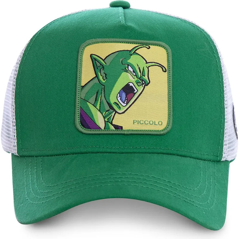 mutzen-gebogen-grun-snapback-piccolo-dragon-ball-von-capslab mutzen-gebogen-grun-snapback-piccolo-dragon-ball-von-capslab