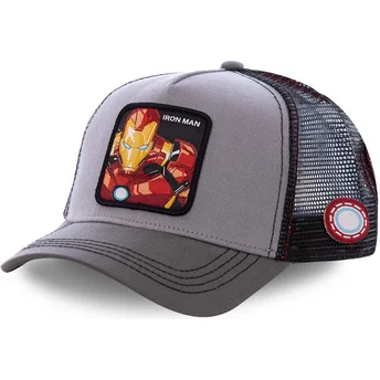 casquette-trucker-grise-iron-man-iro3-marvel-comics-capslab