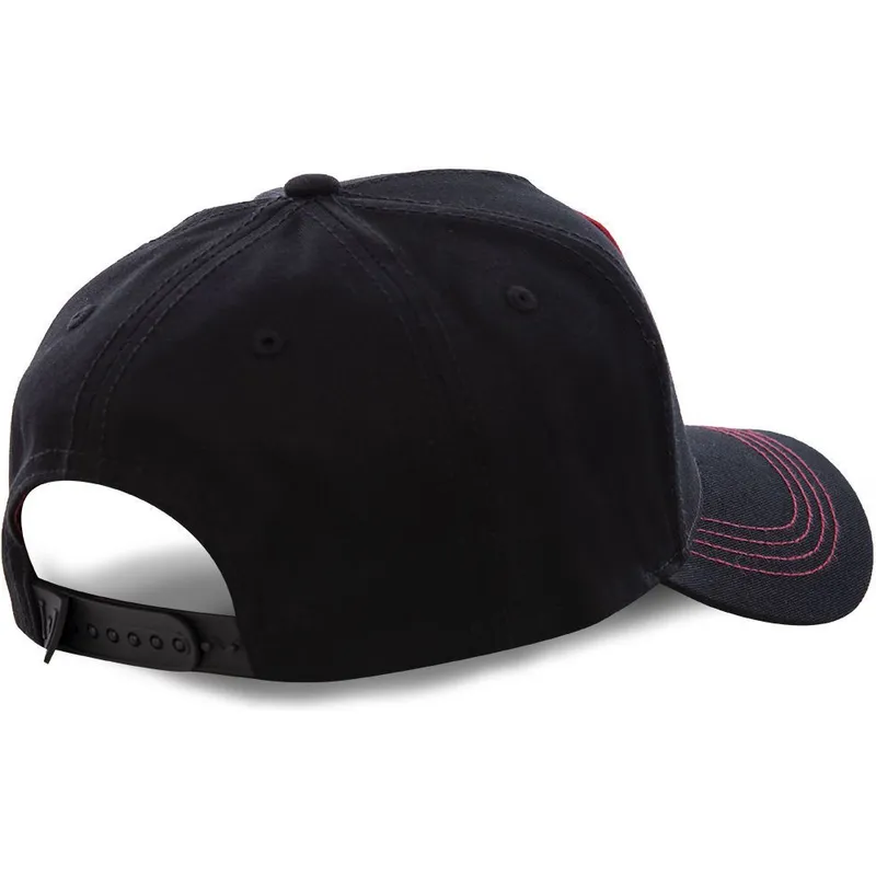 mutzen-gebogen-schwarz-snapback-spider-man-marvel-comics-von-capslab mutzen-gebogen-schwarz-snapback-spider-man-marvel-comics-von-capslab