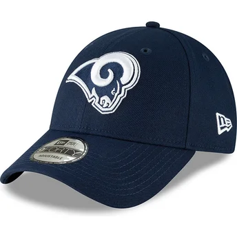 casquette-courbee-bleue-ajustable-9forty-the-league-los-angeles-rams-nfl-new-era