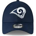 mutzen-gebogen-blau-verstellbares-band-9forty-the-league-der-los-angeles-rams-nfl-von-new-era